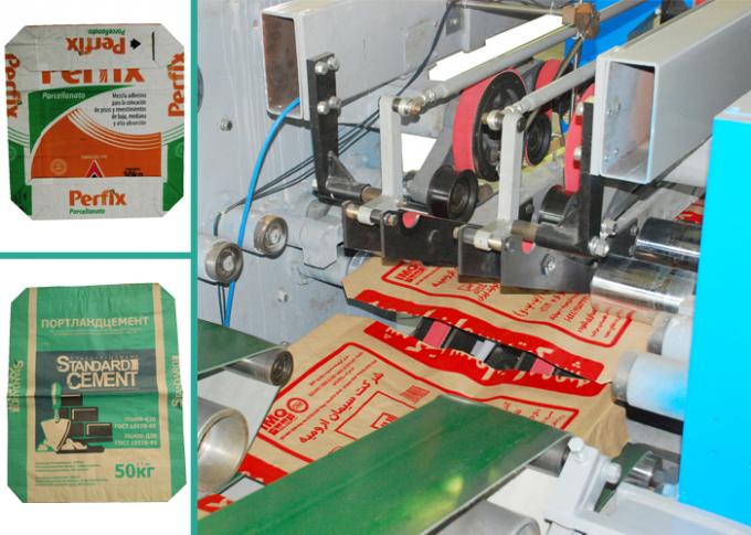 Bolsa de papel automática serva del control de sistema que hace la máquina para las bolsas de papel de múltiples capas del cemento