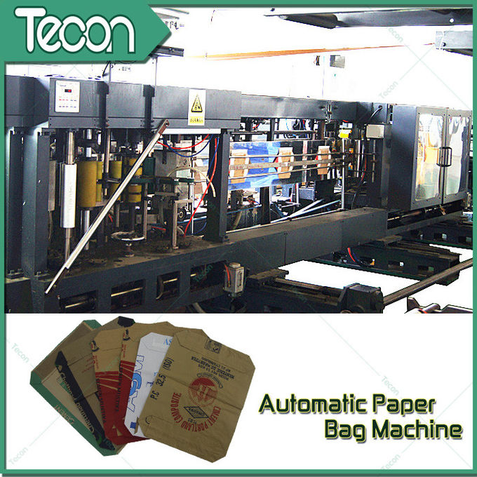 Bolsa de papel impulsada por motor eléctrica que forma la máquina con la impresión de Flexo de cuatro colores