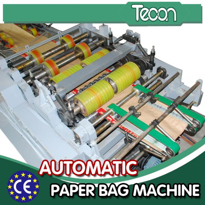 Automatic Brown Paper Karft Paper Bag Making Machinery CE Certification