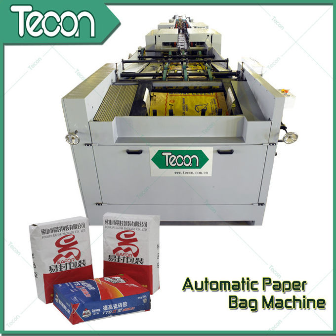 Bolsa de papel automática de la altura de 3 metros que hace la máquina con la impresora de dos y cuatro colores
